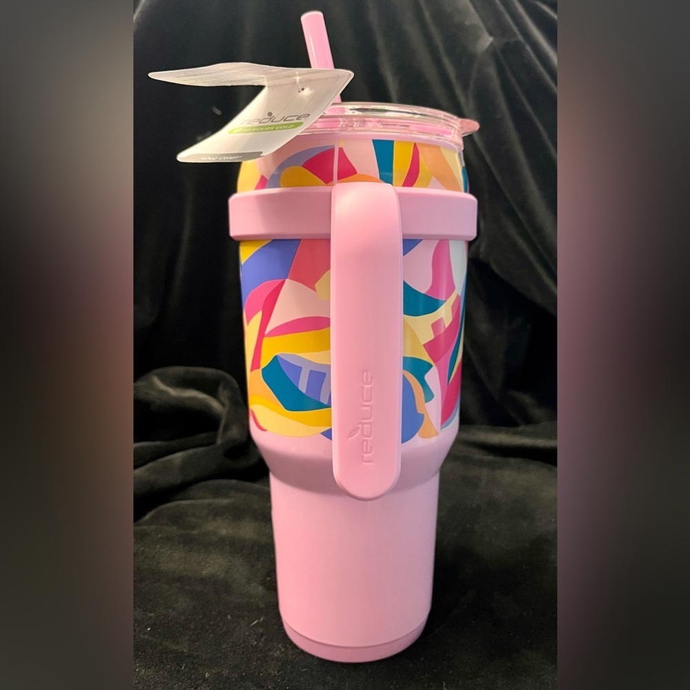 Reduce Paradise Pink New W Tags Travel Tumbler Straw Lid Cool for 40 Hours Gift